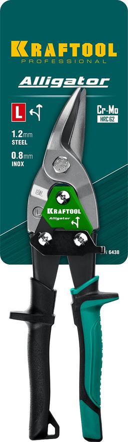 KRAFTOOL Alliator, 250 мм, левые ножницы по металлу (2328-L) - 2