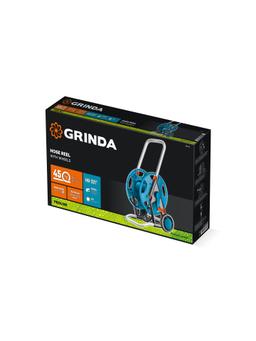 GRINDA HC-45, для шлангов 45м x 1/2″ и 20м х 3/4″, усиленные колёса, телескопическая ручка, катушка для шлангов ProLine (8-428425) - 2