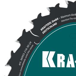 KRAFTOOL Slim wood cut 216 х 30 x 1.8 мм, 24Т, диск пильный по дереву, (36955-216-30-24) - 3