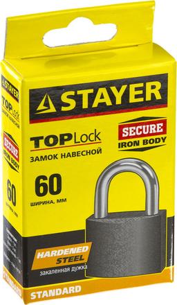STAYER 60 мм, навесной замок (37160-60) - 2