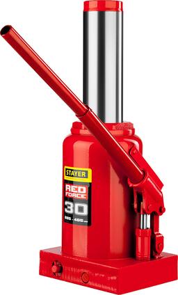 STAYER RED FORCE, 30 т, 285 - 465 мм, бутылочный гидравлический домкрат, Professional (43160-30) - 3