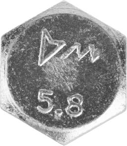 ЗУБР  ГОСТ 7798-70, кл. пр. 5.8, M16 х 50 мм, цинк, 5 кг, болт (303080-16-050) - 2