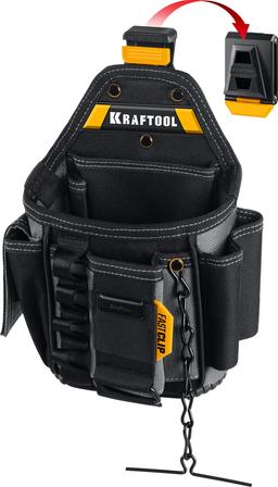 KRAFTOOL KP-13E поясная сумка с быстросъёмным креплением FastClip, 280 х 200 мм (38772) - 1