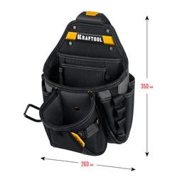 KRAFTOOL KP-27 поясная сумка с быстросъёмным креплением FastClip, 350 х 260 мм (38773) - 8