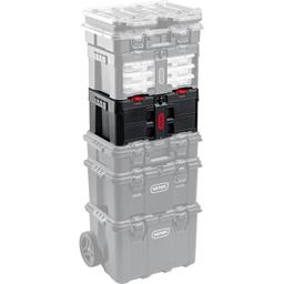 KETER STACKNROLL, 481 х 332 х 233 мм, (19"), пластиковый ящик с выдвижными полками (38407) - 8