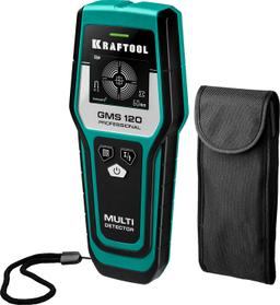 KRAFTOOL GMS 120, ЖК дисплей, универсальный детектор (45298) - 1