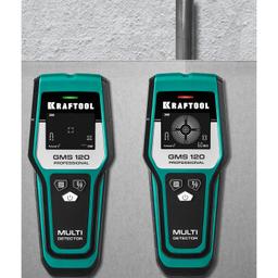 KRAFTOOL GMS 120, ЖК дисплей, универсальный детектор (45298) - 2