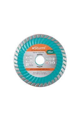 9020-04-125x22-TW Алмазный диск, сухая/влажная резка Turbo Wave 125мм Sturm! - 4