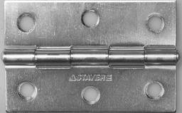 STAYER  75 x 50 х 1.6 мм, цвет белый цинк, карточная петля (37611-75-1) - 1