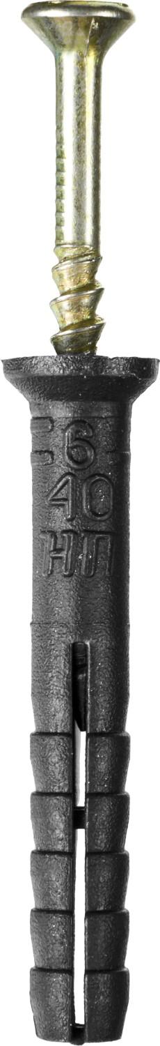 STAYER 6 х 40 мм, потайной бортик, 125 шт, дюбель-гвоздь (30645-06-040) - 1