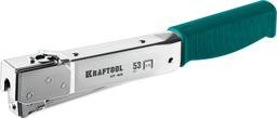 KRAFTOOL HAMMER TACKER, тип 53 (A/10/JT21) 23GA (6 - 10 мм), высокоскоростной стальной скобозабиватель (3153) - 1