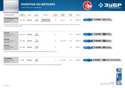 ЗУБР T118A, 2 шт, 50 мм / 1.2 мм, T-хвост., Р6М5 сталь, по металлу толщиной 1.5-2.0 мм, полотна для лобзика, Профессионал (15593-1.2) - 4