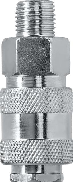KRAFTOOL  1/4"M - рапид муфта, переходник (06594-1/4) - 4