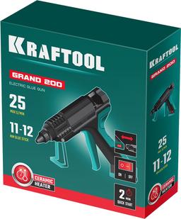 KRAFTOOL Grand 200, d 11 - 12 мм, 25 г/мин, электрический термоклеевой пистолет (06839) - 3
