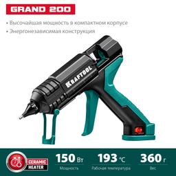 KRAFTOOL Grand 200, d 11 - 12 мм, 25 г/мин, электрический термоклеевой пистолет (06839) - 4