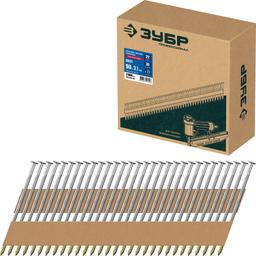 ЗУБР SN21 90 х 3.1 мм, реечные гвозди рифленые оцинкованные, 2010 шт(305396-90) - 1