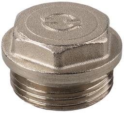 GENERAL FITTINGS  1/2", с прижимной шайбой, латунь, заглушка (51100-1/2) - 1