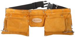 STAYER кожаный, 2 скобы, пояс для инструментов с 11 карманами, Professional (38520) - 1