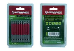 BPH2-75-10 Биты PH2x75мм, сталь S2, 10шт, БОЕКОМПЛЕКТ - 3
