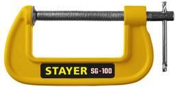 STAYER SG-100, 100 мм, чугунная струбцина G (3215-100) - 2