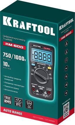 KRAFTOOL KM-600 цифровой мультиметр (59854) - 2
