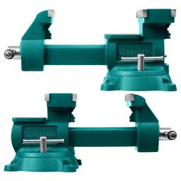 KRAFTOOL Reversible 140 мм, расход 273 мм, Слесарные тиски (32705-140) - 4