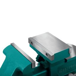 KRAFTOOL Reversible 140 мм, расход 273 мм, Слесарные тиски (32705-140) - 16
