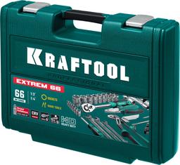 KRAFTOOL EXTREM-66, 66 предм., (1/2″+1/4″), универсальный набор инструмента (27976-H66) - 10