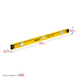 STAYER I-Bar 180?, 1200 мм, двутавровый, уровень с поворотным глазком (3470-120) - 2
