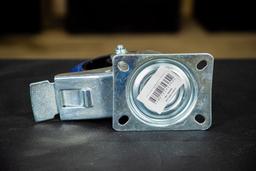 Колесо поворотное резина SRCLb 63 160 мм с тормозом (N) - 8