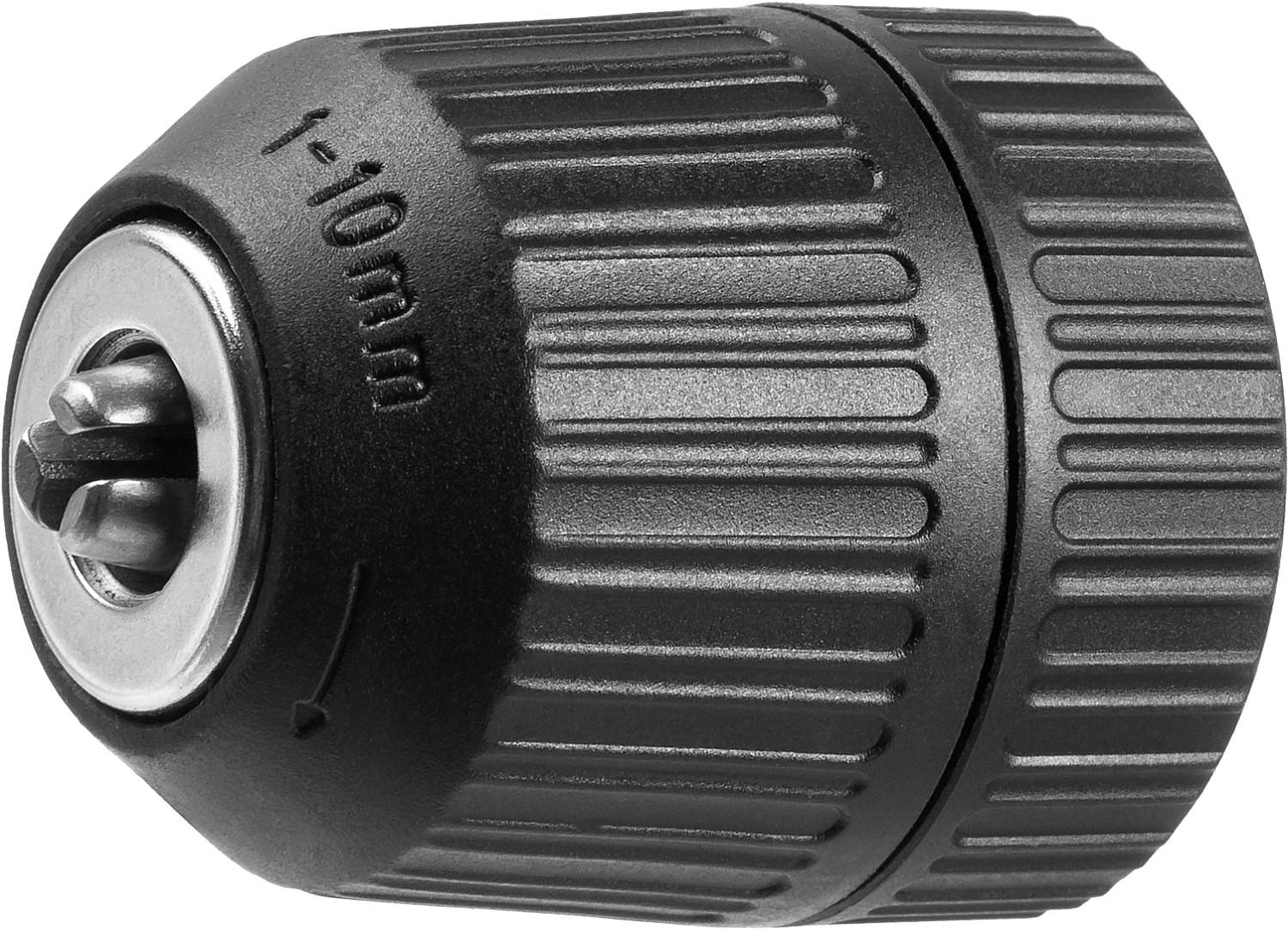 ЗУБР 10 мм, 3/8", быстрозажимной патрон для дрели (2907-10-3/8)