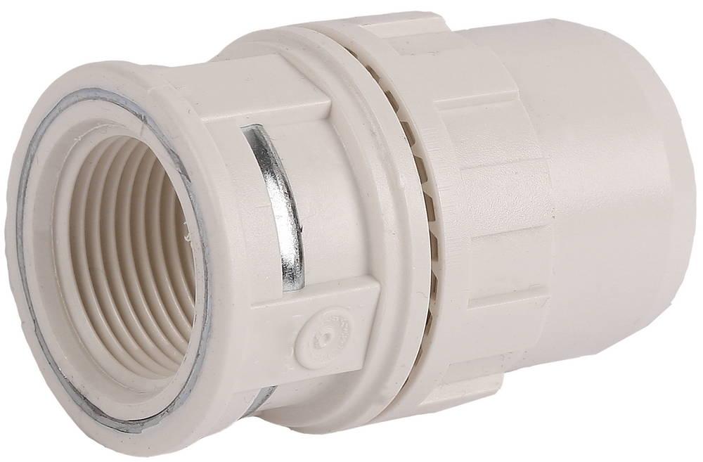 ЗУБР ШиреФит, штуцер с гайкой 16 мм - 1/2", муфта (51462-16-1/2)