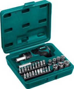 KRAFTOOL Kompakt-29, с насадками, 29 предм., реверсивная отвертка (25556-H29) - 1