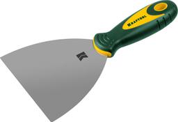 KRAFTOOL 125 мм, х-образное профилированное полотно, двухкомпонентная ручка, нержавеющий, шпатель (10035-125) - 1