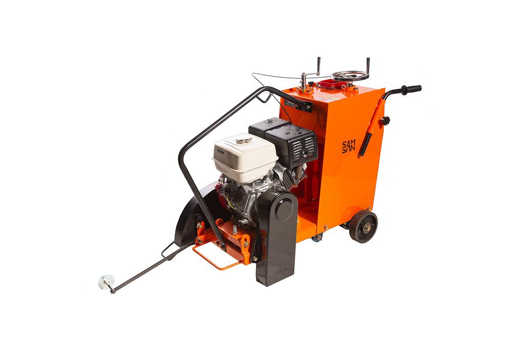 Шовнарезчик Samsan CUT 451, Ручное управление, Honda GX390 (бенз), без диска
