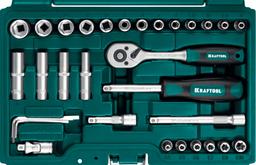 KRAFTOOL X-Drive, 57 предм., (1/4"), универсальный набор инструмента (27885-H57) - 5