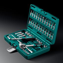KRAFTOOL X-Drive, 57 предм., (1/4"), универсальный набор инструмента (27885-H57) - 6
