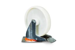 Колесо поворотное полипропилен SRCnb 80 200 мм с тормозом, 1024191 - 1