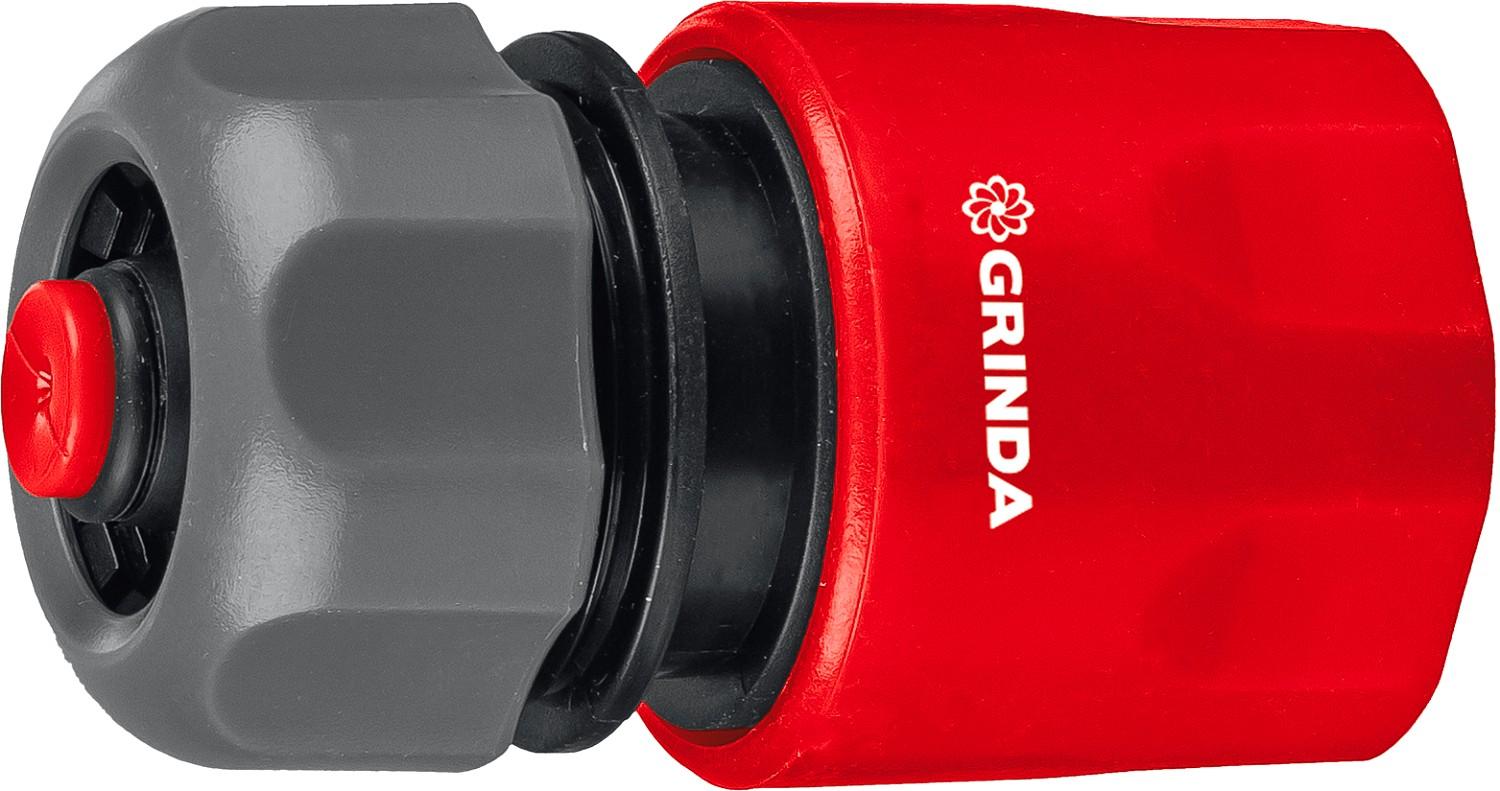 GRINDA  GC-12A, 1/2", с автостопом, для шланга, быстросъемный соединитель (8-426329)