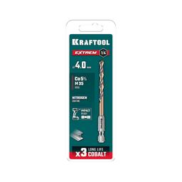 KRAFTOOL НЕХ-1/4″, d 4.0 х 83 мм, сверло по металлу для винтовёртов и шуруповертов IMPACT READY (29652-4) - 3