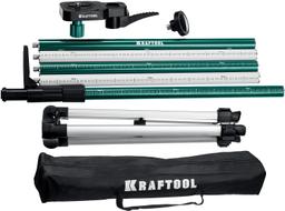 KRAFTOOL SP 36, элевационная распорная наборная штанга-штатив с треногой (34723) - 6