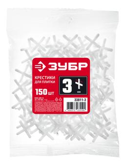 ЗУБР 3 мм, 150 шт, крестики для плитки (33811-3) - 2