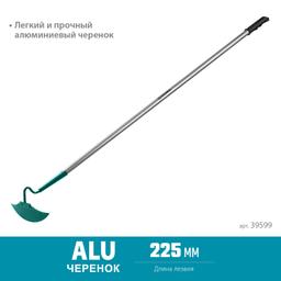 GRINDA PH-225 ALU, 225 х 80 х 1465 мм, D-образный профиль, углеродистая сталь, антикор. покрытие, алюминиевый черенок, мотыга, PROLine (39599) - 3