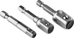 STAYER Maxfix, 50 мм, 3 шт, адаптеры для торцовых головок (26656-H3) - 3