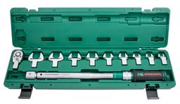 T30200NS Ключ динамометрический 1/2"DR со сменными рожковыми насадками 13-30 мм и приводом,  40-200 Нм - 1