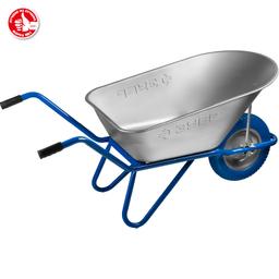 ЗУБР ПТ-100, 90 л, 180 кг, одноколесная, оцинкованная сталь, садовая тачка, Профессионал (39901) - 4