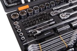 Набор инструментов, 1/2", 1/4", CrV, в кейсе 142 предм Вихрь - 5