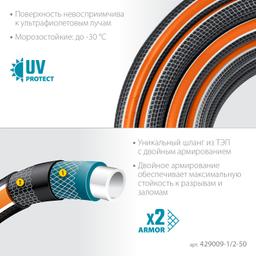 GRINDA  ULTRA 6, 1/2", 50 м, 30 атм, шестислойный, двойное армирование, поливочный шланг, PROLine (429009-1/2-50) - 4