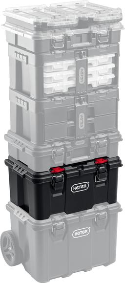 KETER  STACKNROLL, 525 х 345 х 260 мм, (21"), пластиковый ящик с крышкой (38398) - 8