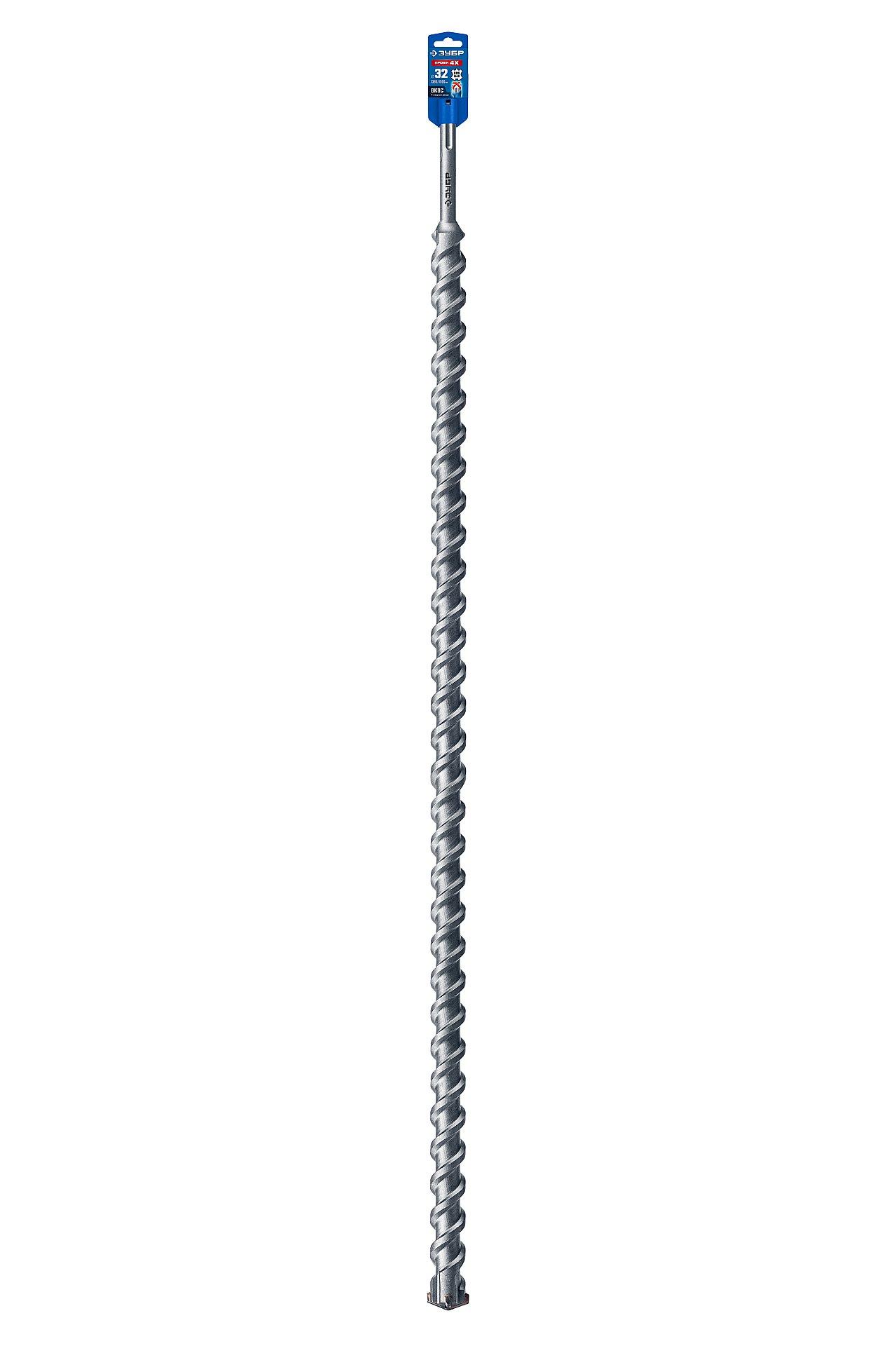 ЗУБР ПРОФИ-4Х 32x1380/1500 мм, SDS-max бур, ПРОФЕССИОНАЛ (29350-1380-32)